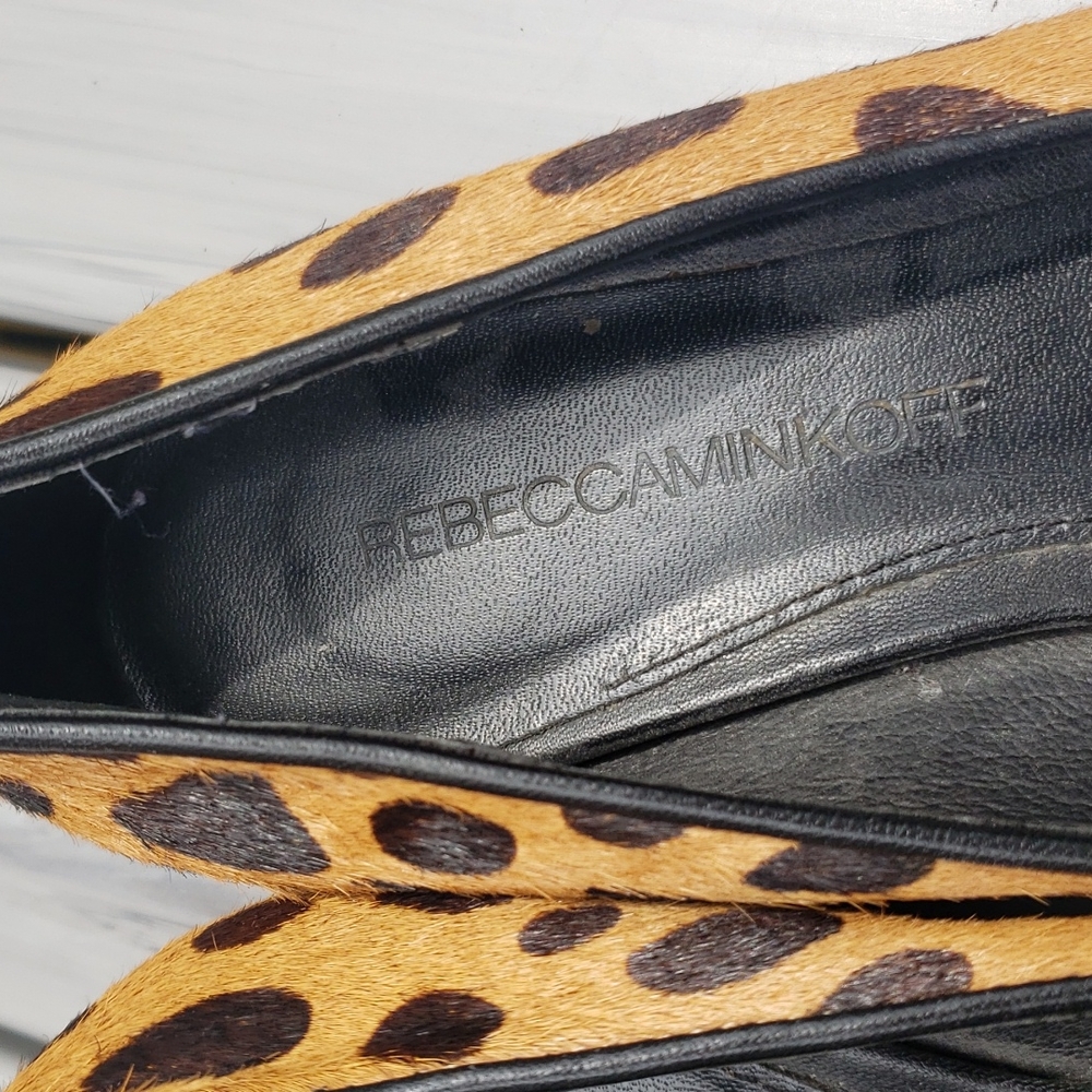 Rebecca Minkoff calf hair animal print loafers - Picture 8 of 14